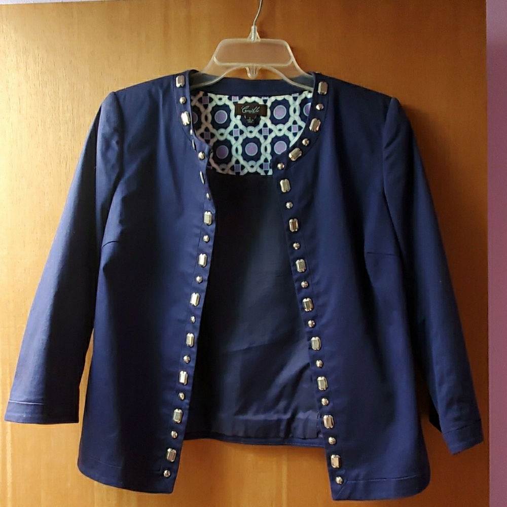 Bejeweled blazer